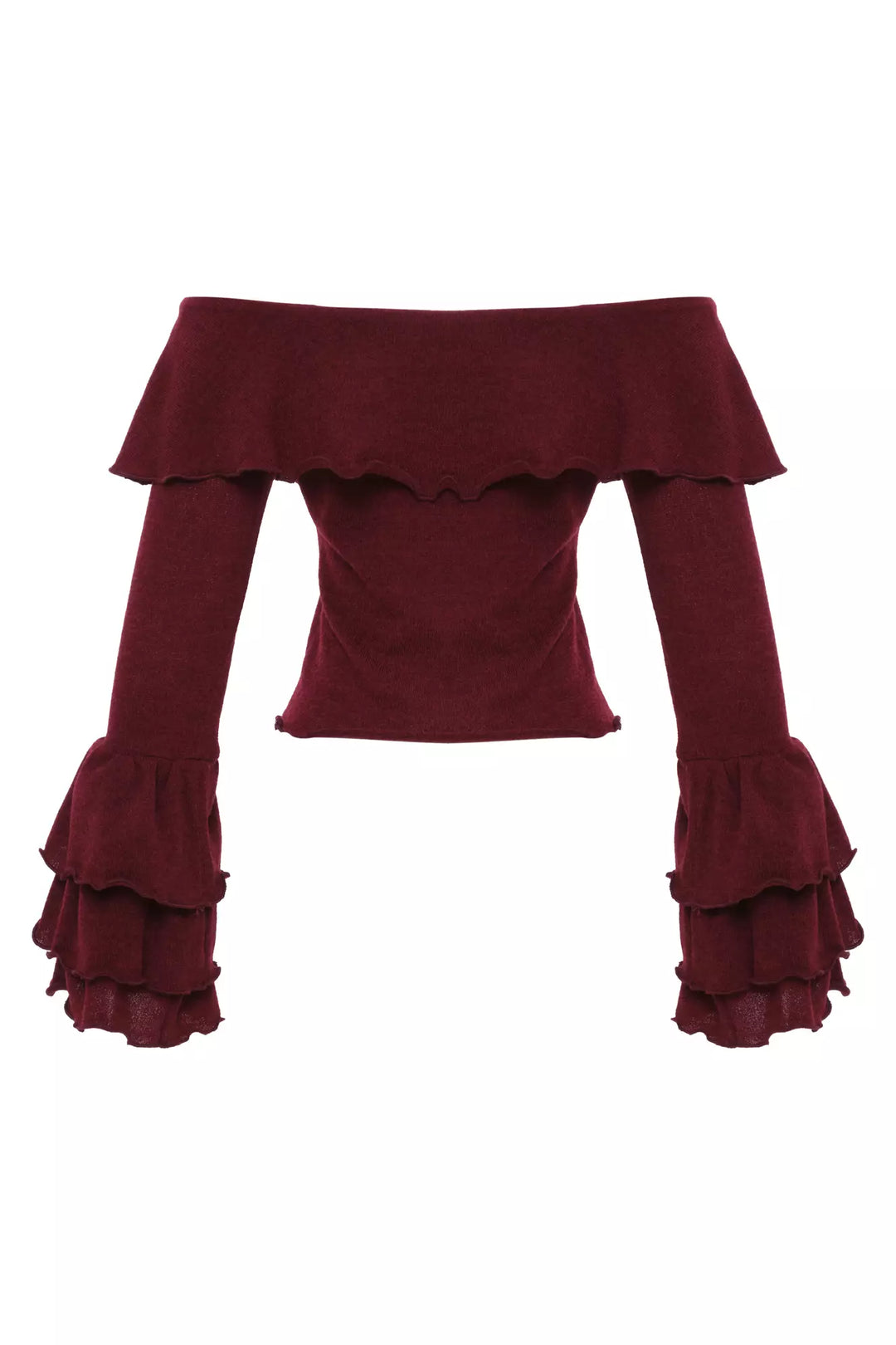 FRV Maroon triko long sleeve blouse - Târgu-Mureş