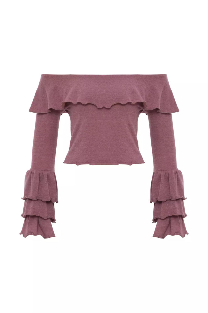 FRV Pink triko long sleeve blouse - West Bromwich