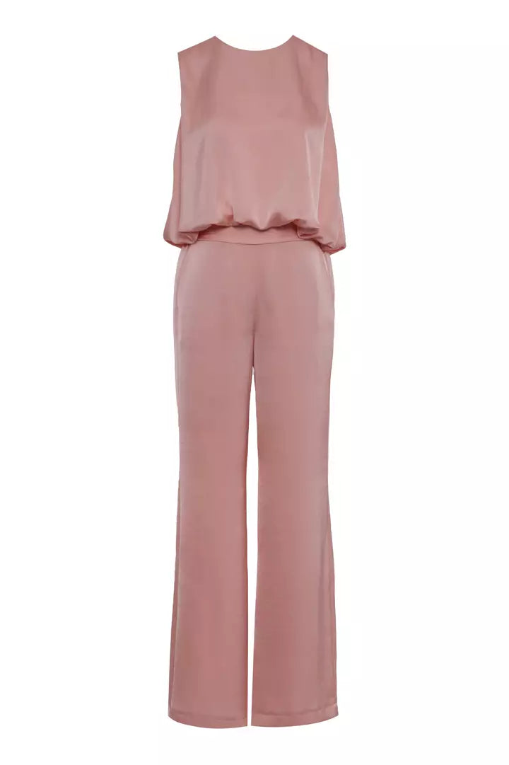 FRV Blush satin sleeveless long set - Elyria