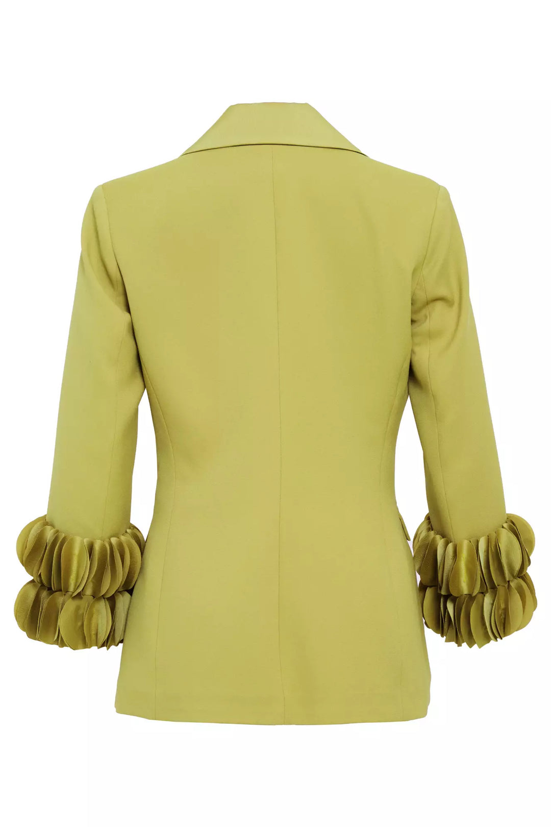 FRV Peanut green krep saten long sleeve long jacket - Andover