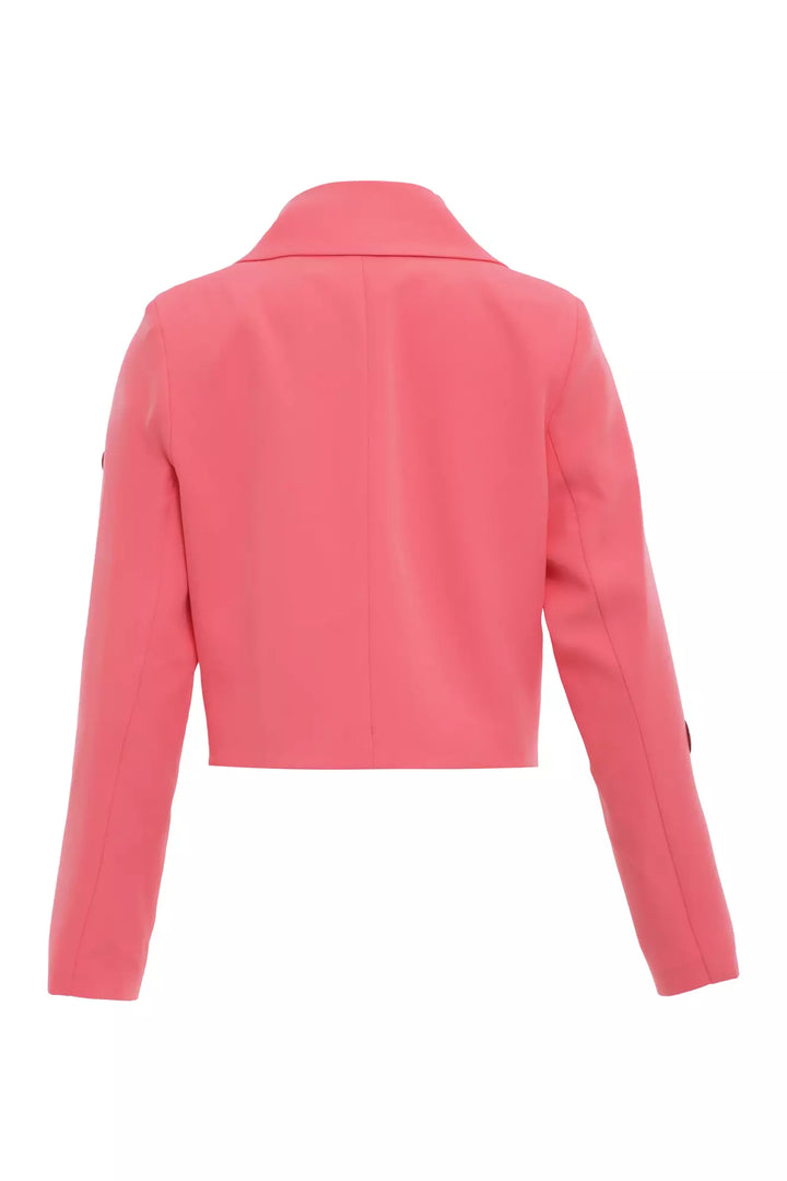 FRV Printed crepe long sleeve mini jacket - West Palm Beach