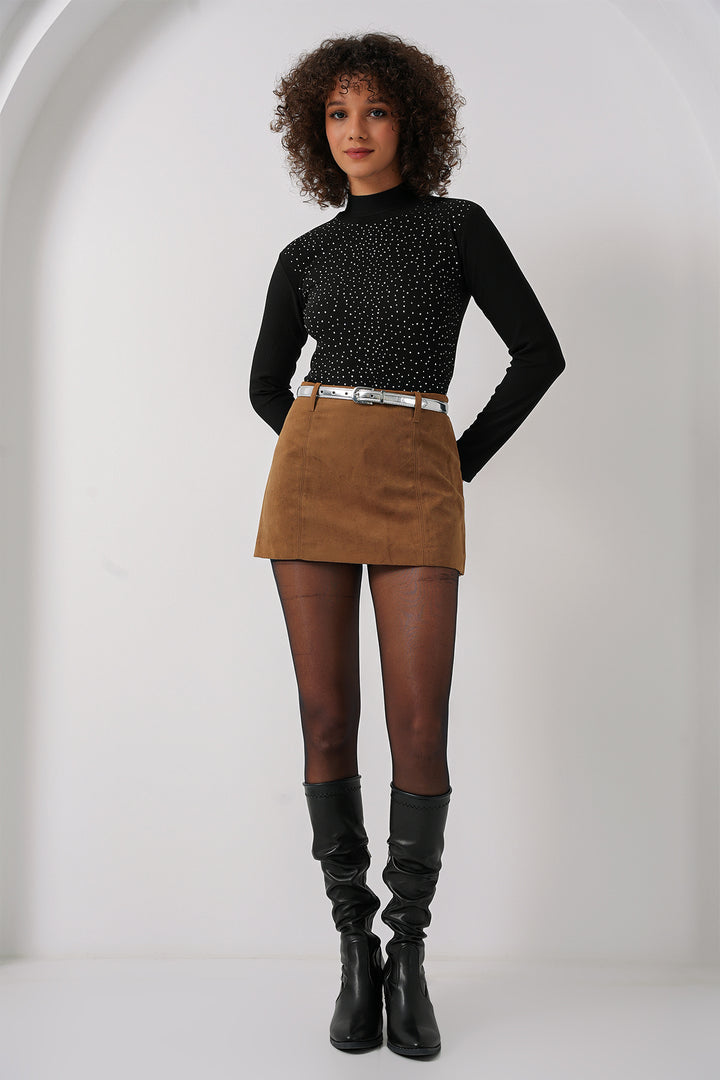 BGD Women Stoned Bodysuit - Black - Glendale