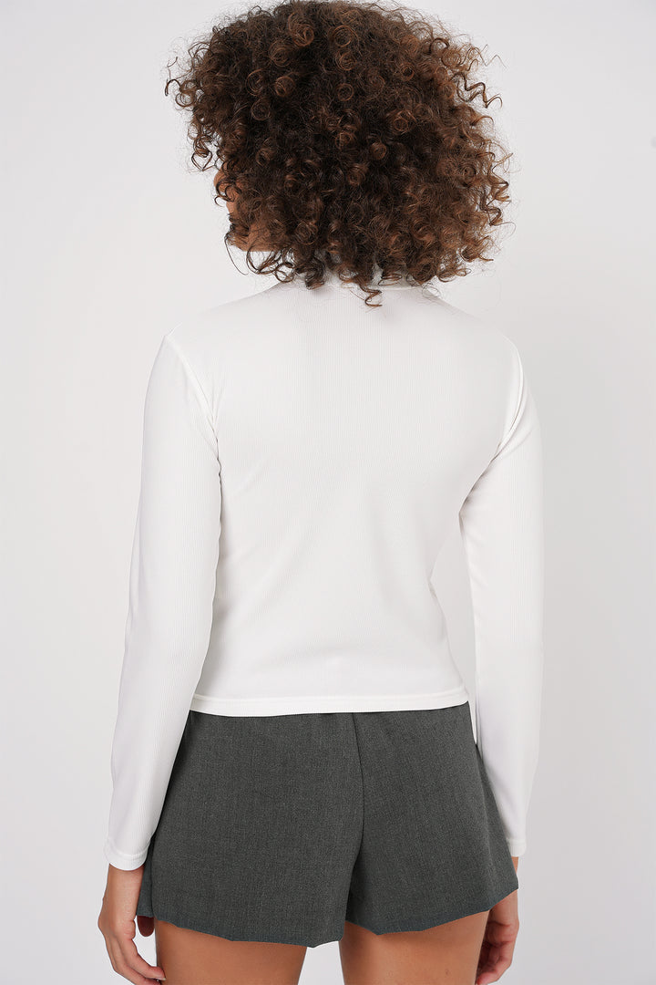 BGD Women Stoned Bodysuit - Off-White - Ilford