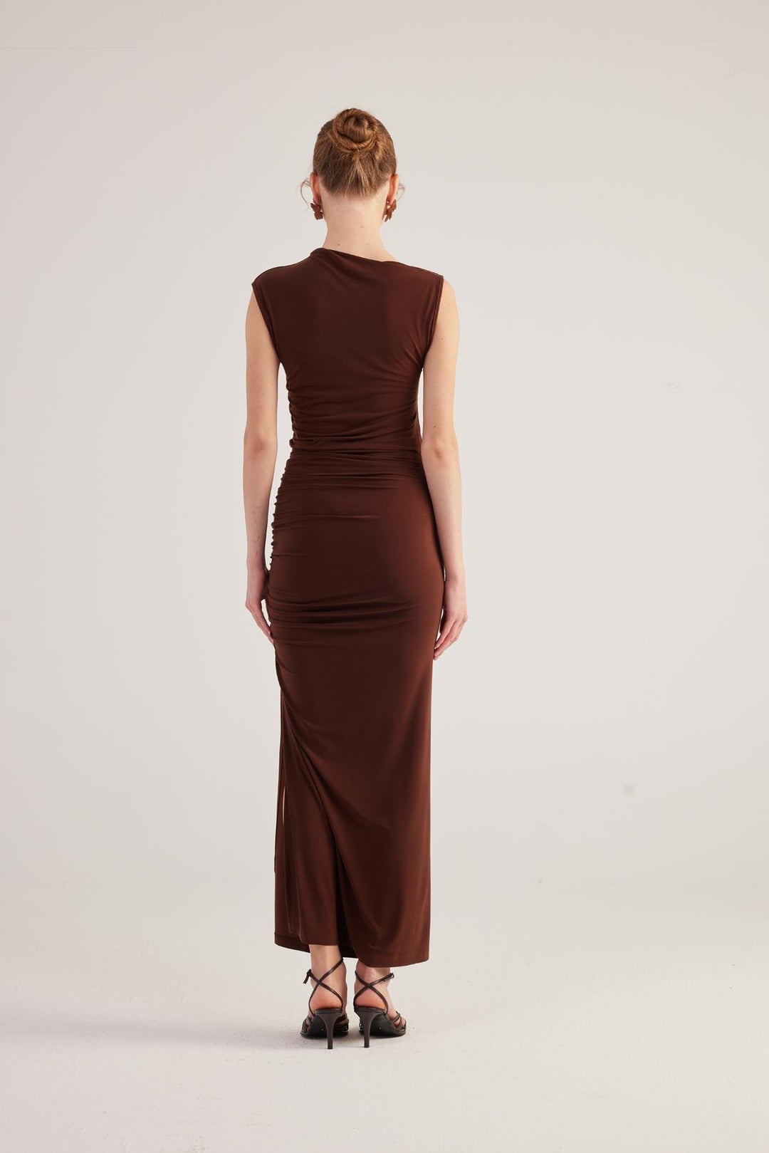 HLLY Women Lily Dress Brown - Reims
