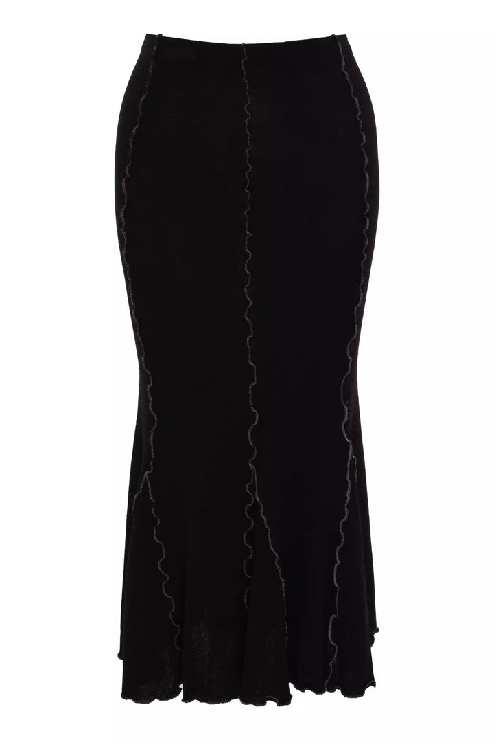 FRV Black triko midi skirt - Beloeil