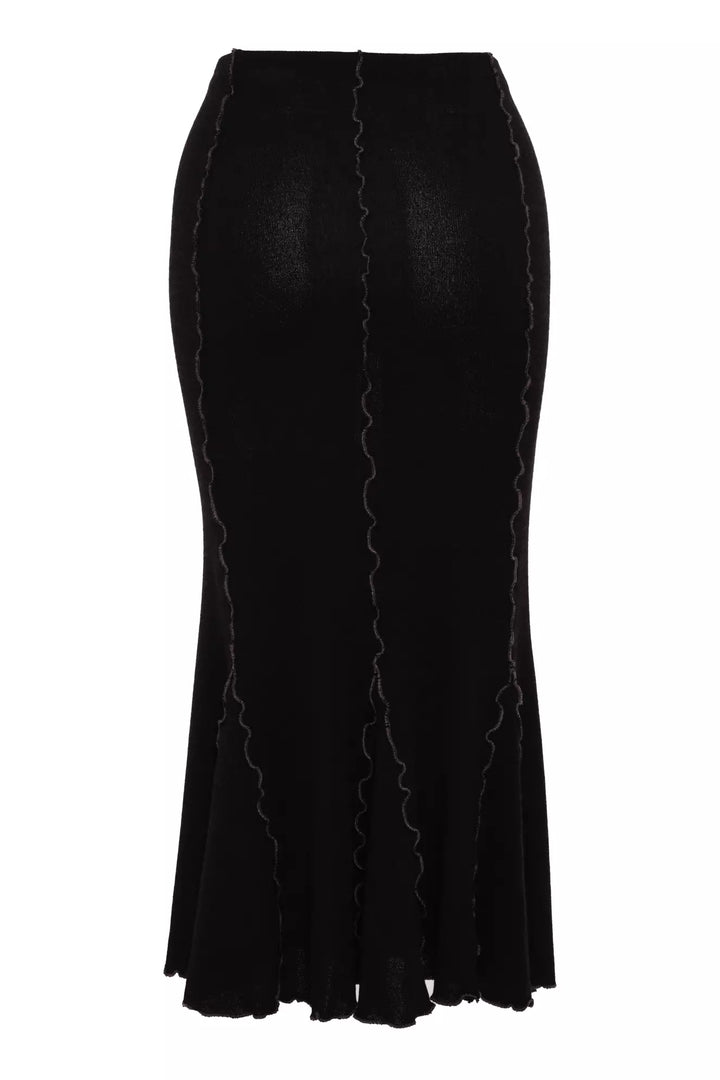 FRV Black triko midi skirt - Beloeil