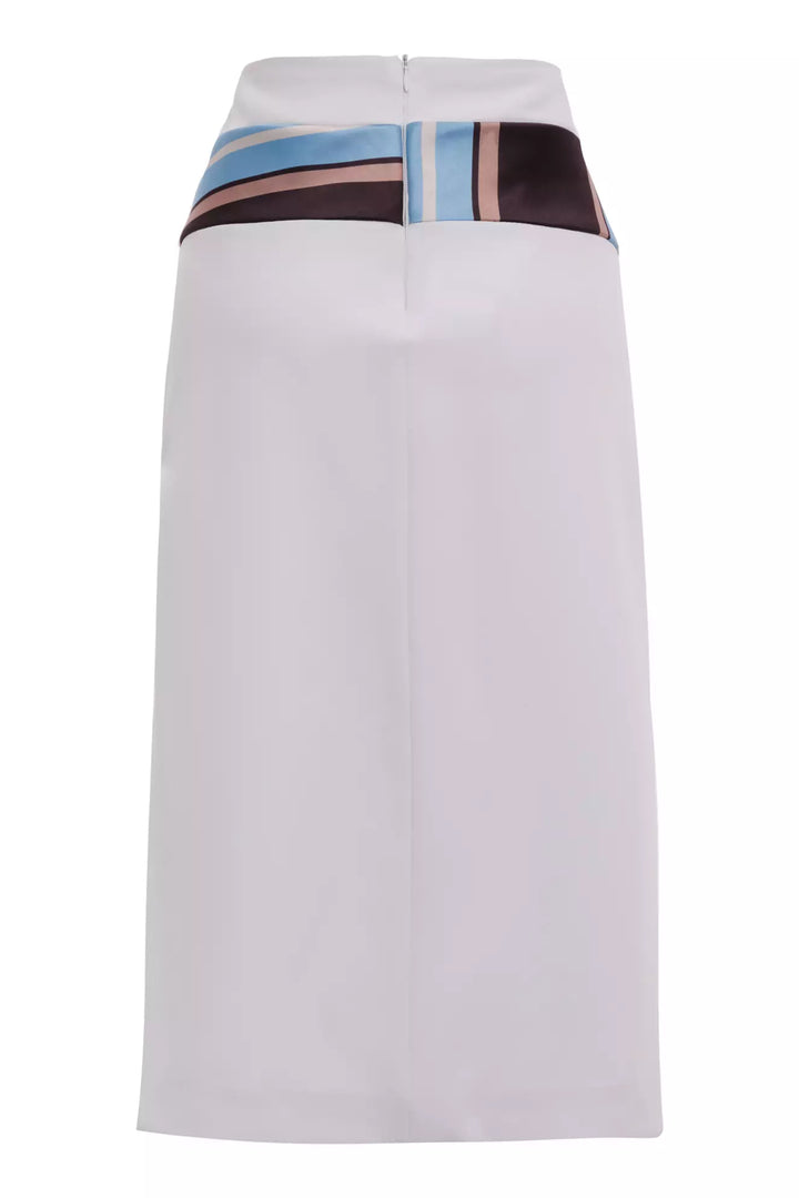 FRV White crepe mini skirt - Den Helder