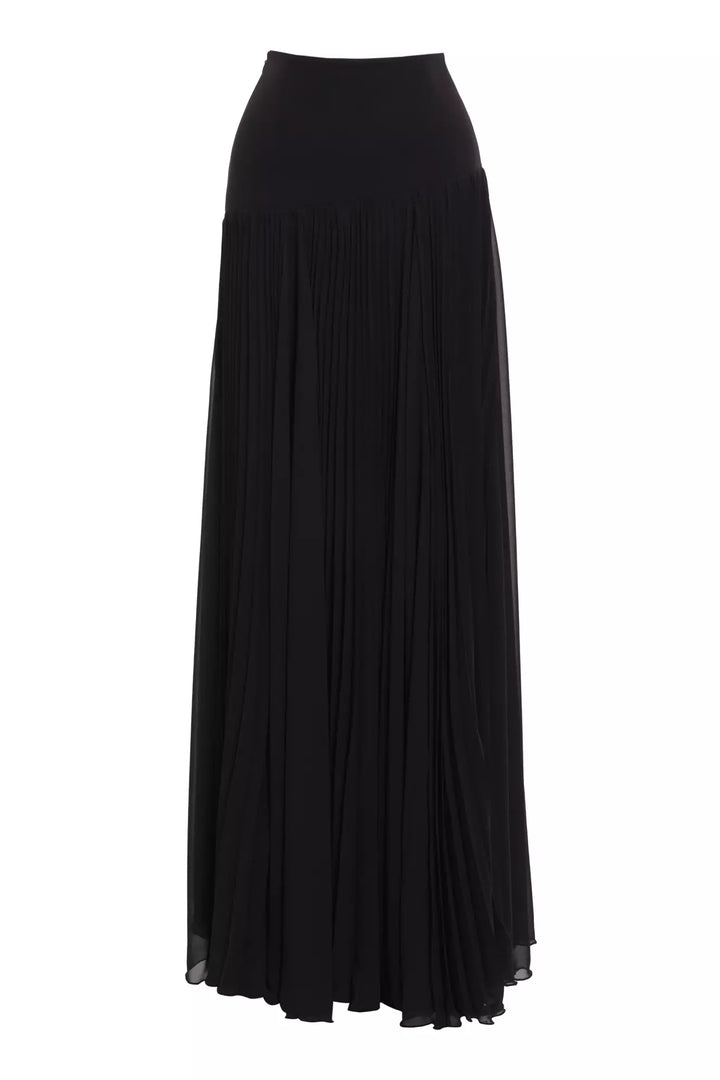 FRV Black chiffon long skirt - Coppell