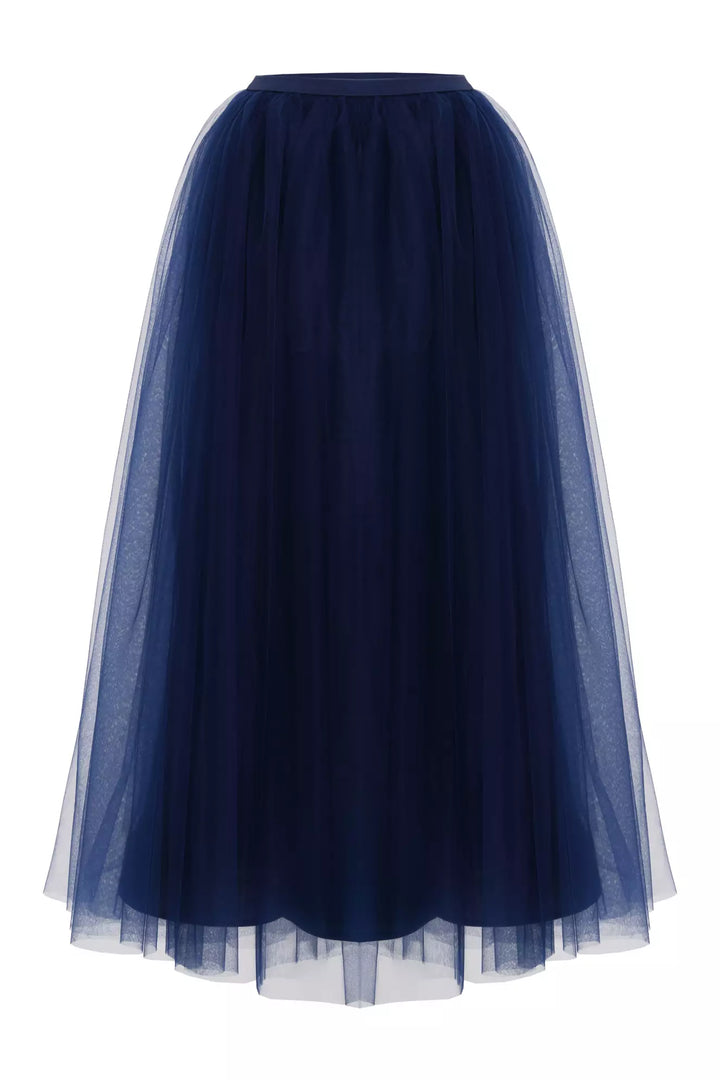 FRV Navy blue tulle long skirt - Chisinau