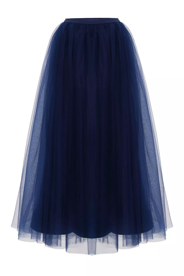 FRV Navy blue tulle long skirt - Chisinau