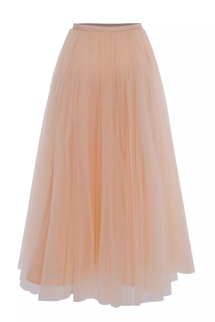 FRV Beige tulle long skirt - Las Vegas