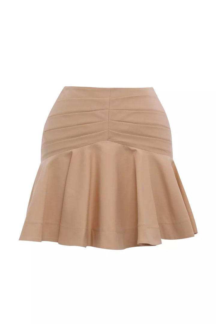 FRV Beige kot mini skirt - Santa Catarina Otzolotepec
