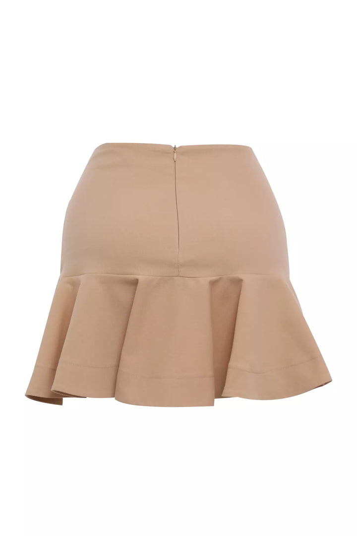 FRV Beige kot mini skirt - Santa Catarina Otzolotepec