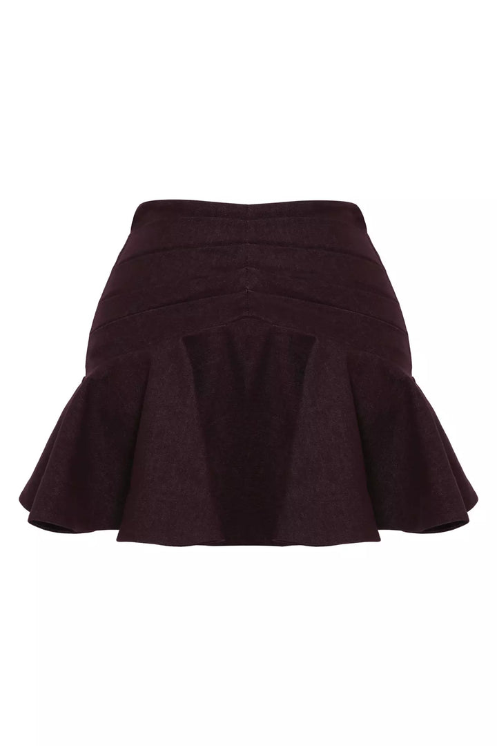 FRV Maroon kot mini skirt - Neu Isenburg