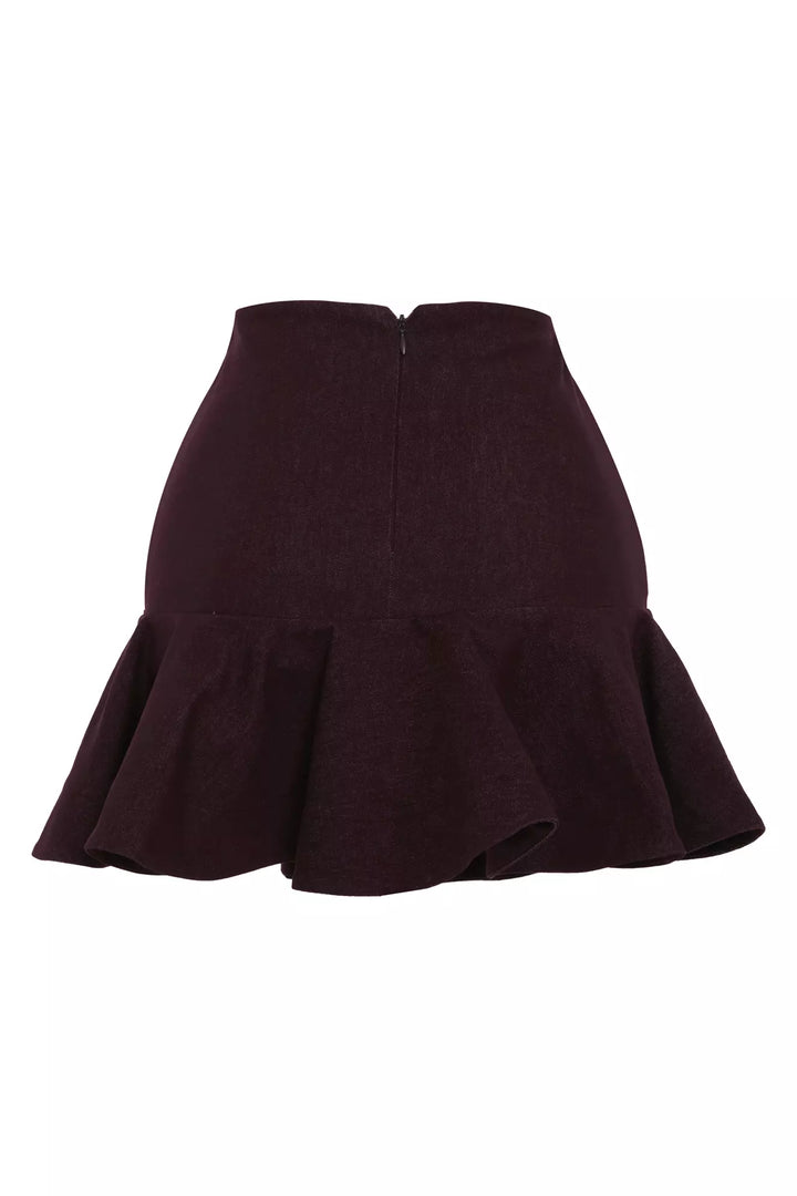 FRV Maroon kot mini skirt - Neu Isenburg