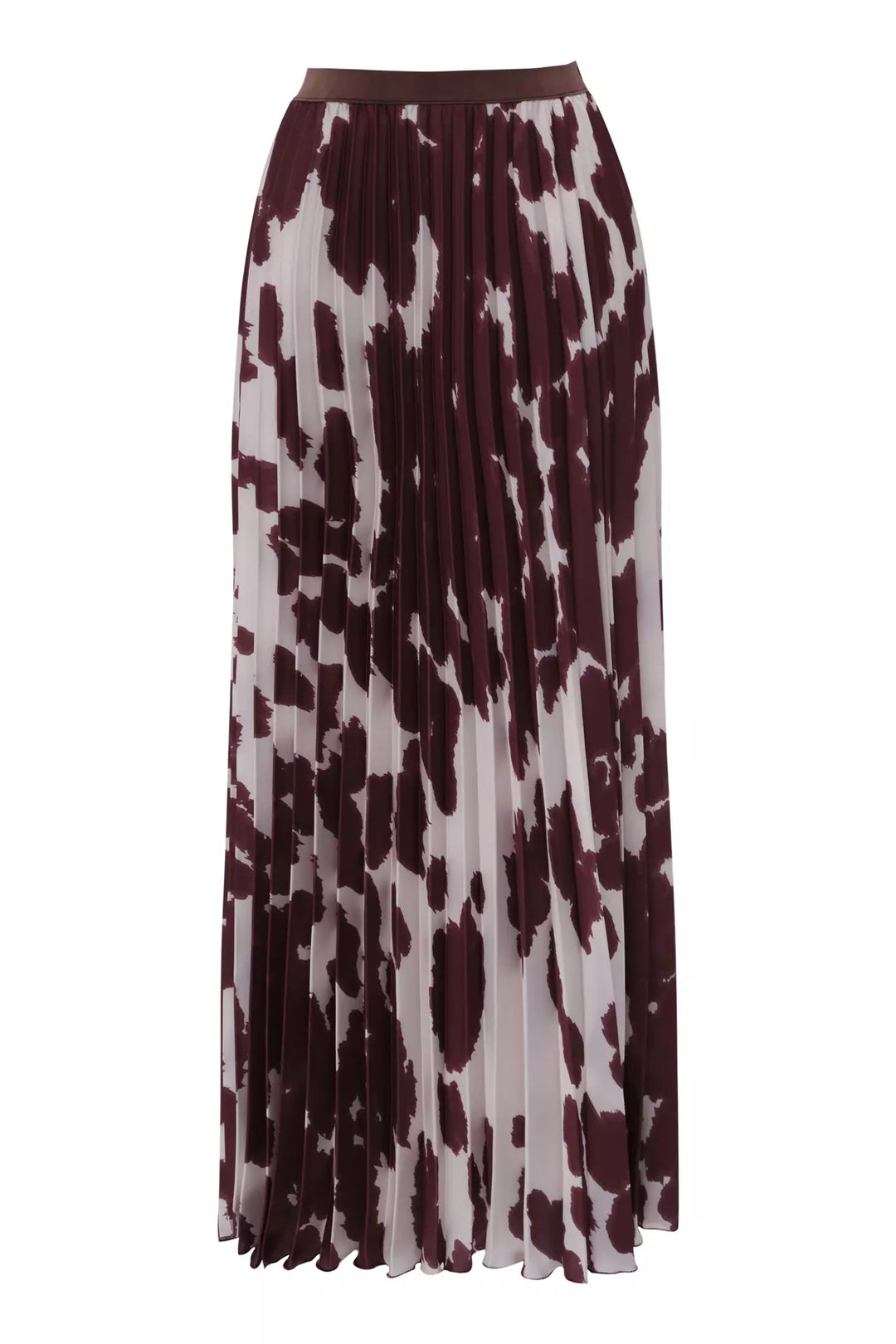 FRV Printed satin long skirt - Jalacingo