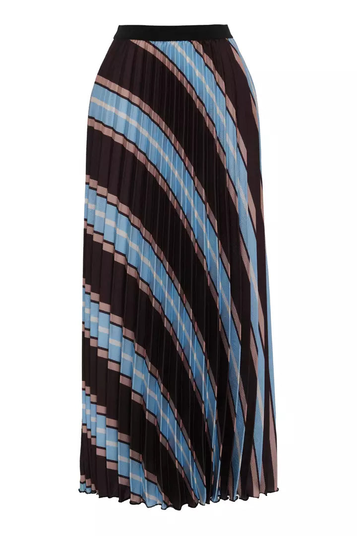 FRV Printed satin long skirt - Brighton