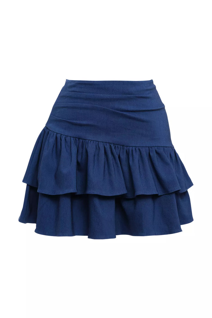 FRV Blue kot mini skirt - Orizaba