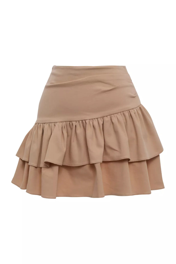 FRV Beige kot mini skirt - Binghamton