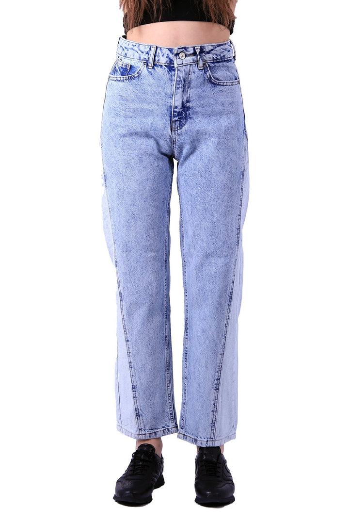 XLJ Double Colored Jean with Extra Parted and Stitched Mixed - Orangetown