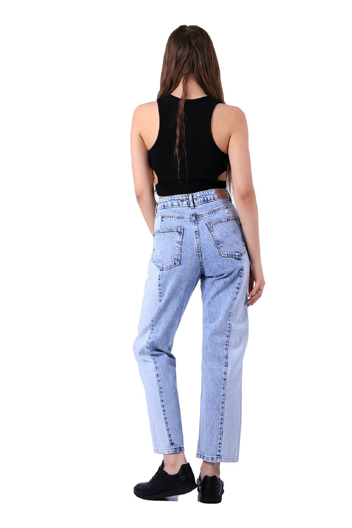 XLJ Double Colored Jean with Extra Parted and Stitched Mixed - Orangetown