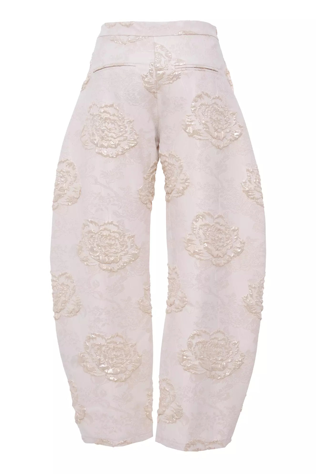 FRV White jakar long trousers - Acatzingo