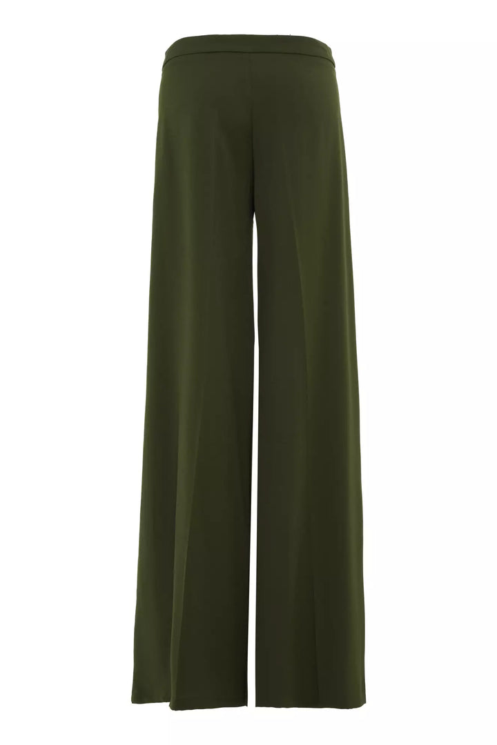 FRV Khaki krep saten long trousers - Sarcelles