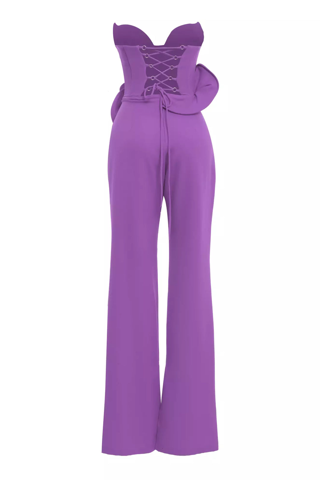 FRV Lilac crepe sleeveless long overalls - Ellesmere Port