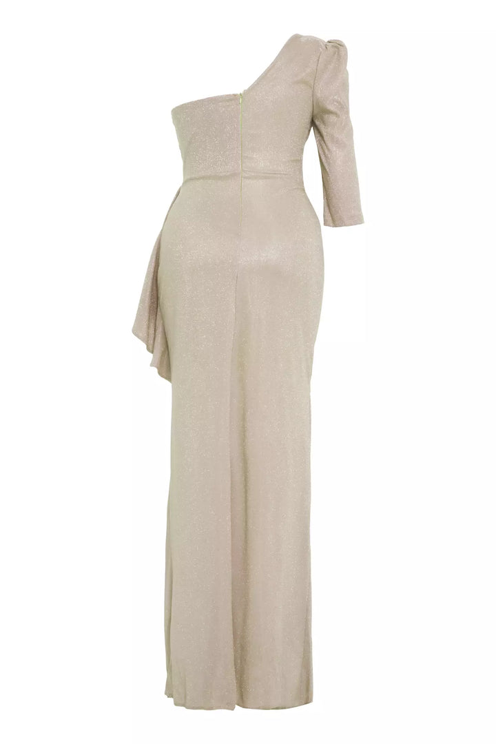 FRV Gold plus size glare single sleeve maxi dress - Münster