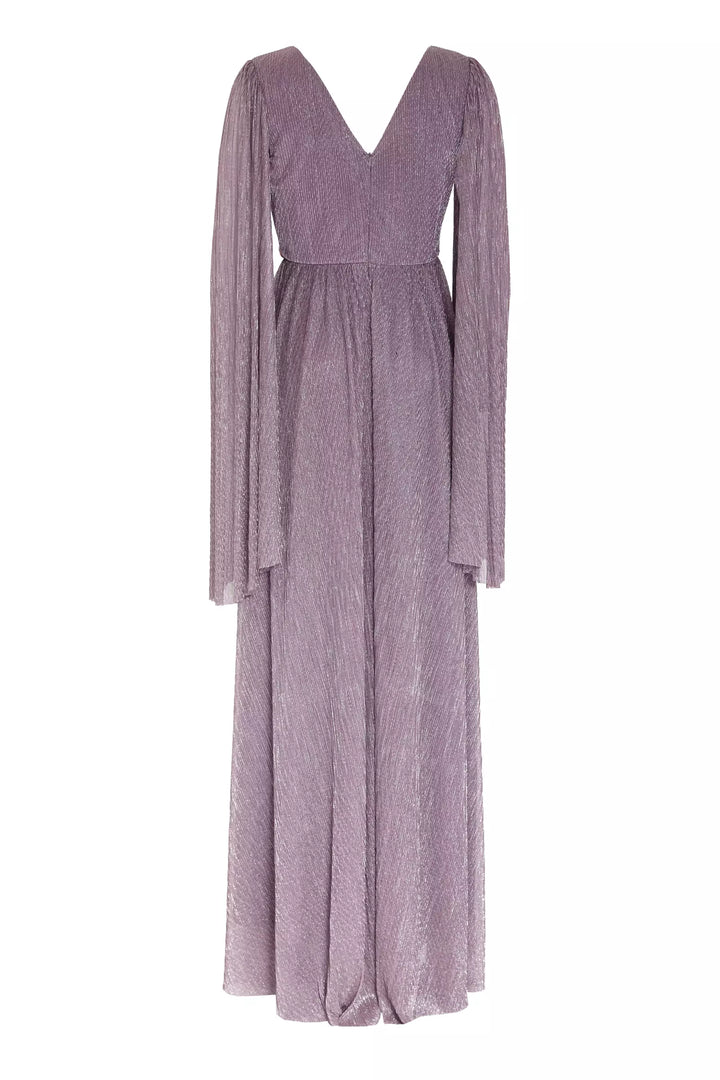 FRV Lilac plus size moonlight long sleeve maxi dress - Parral