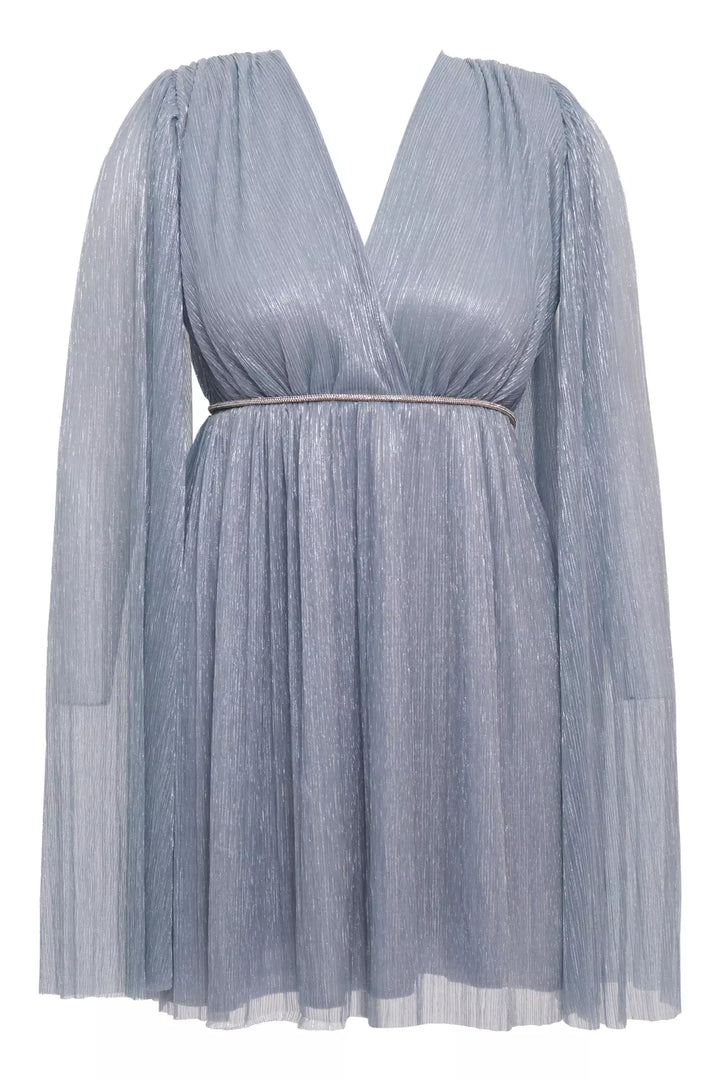 FRV Blue plus size moonlight long sleeve mini dress - Euskirchen