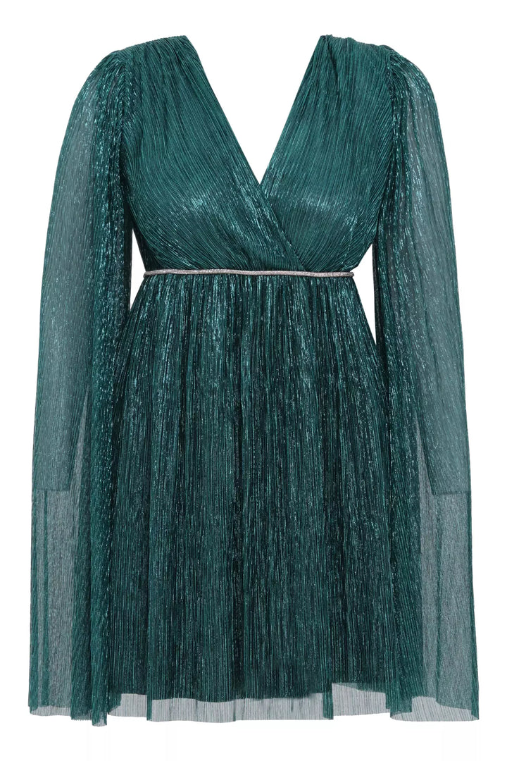 FRV Green plus size moonlight long sleeve mini dress - El Cajon