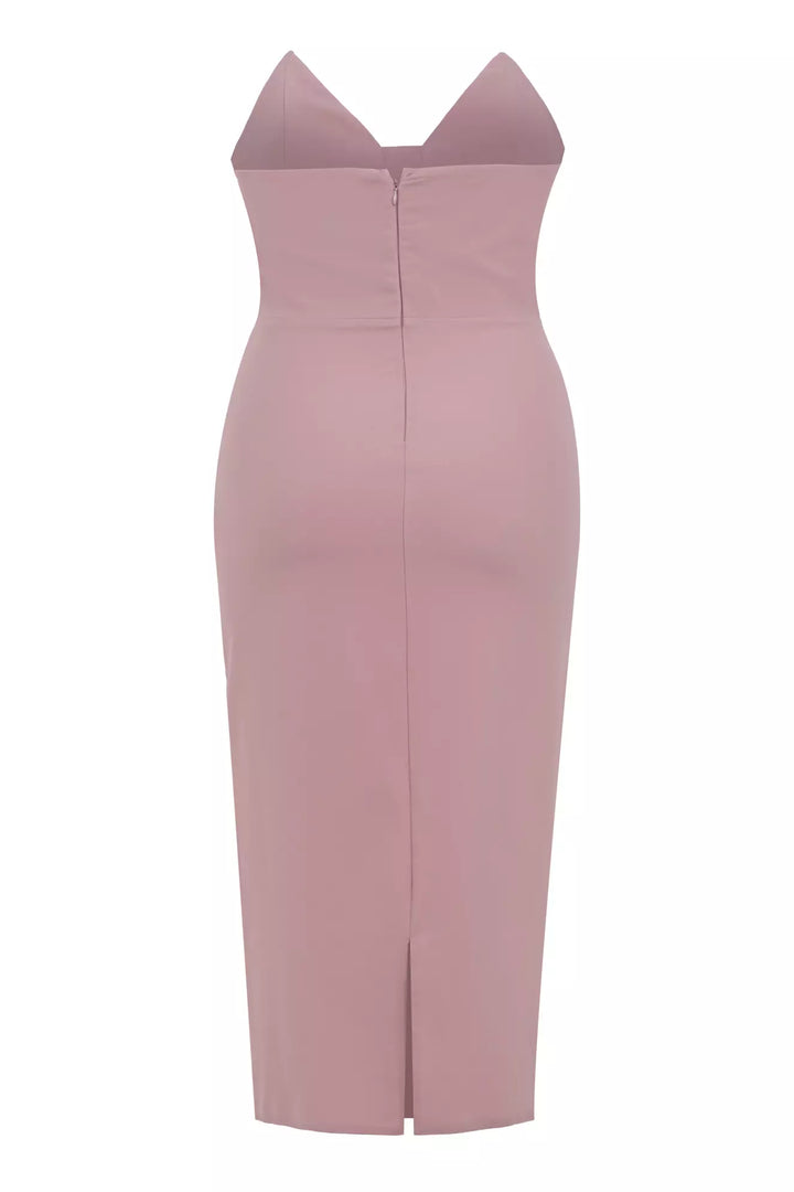 FRV Blush plus size crepe sleeveless midi dress - Gatineau