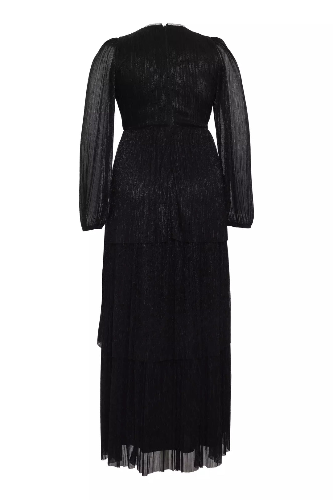 FRV Black plus size moonlight long sleeve long dress - Cincinnati