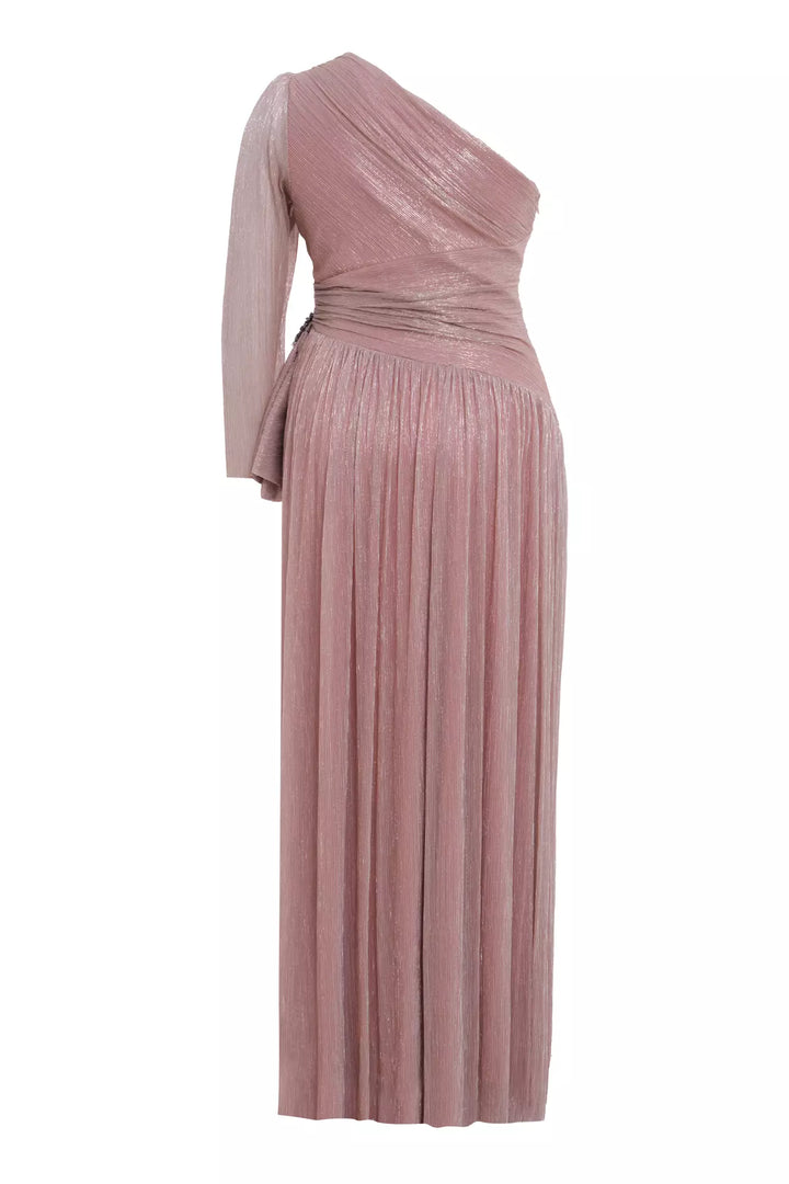 فستان طويل بأكمام واحدة من FRV Blush مقاس كبير - Southaven