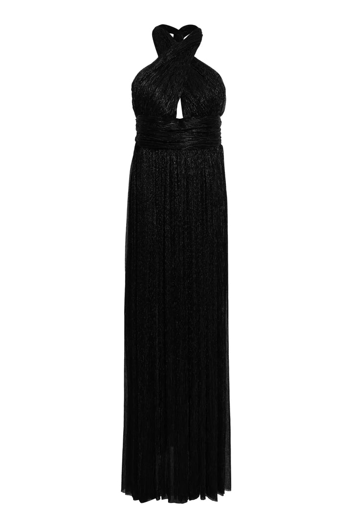 FRV Black plus size moonlight sleeveless long dress - Mechelen-aan-de-Maas