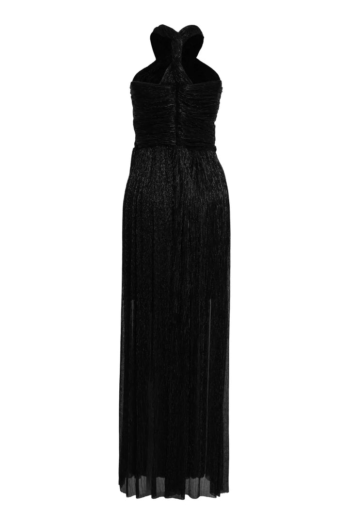 FRV Black plus size moonlight sleeveless long dress - Mechelen-aan-de-Maas