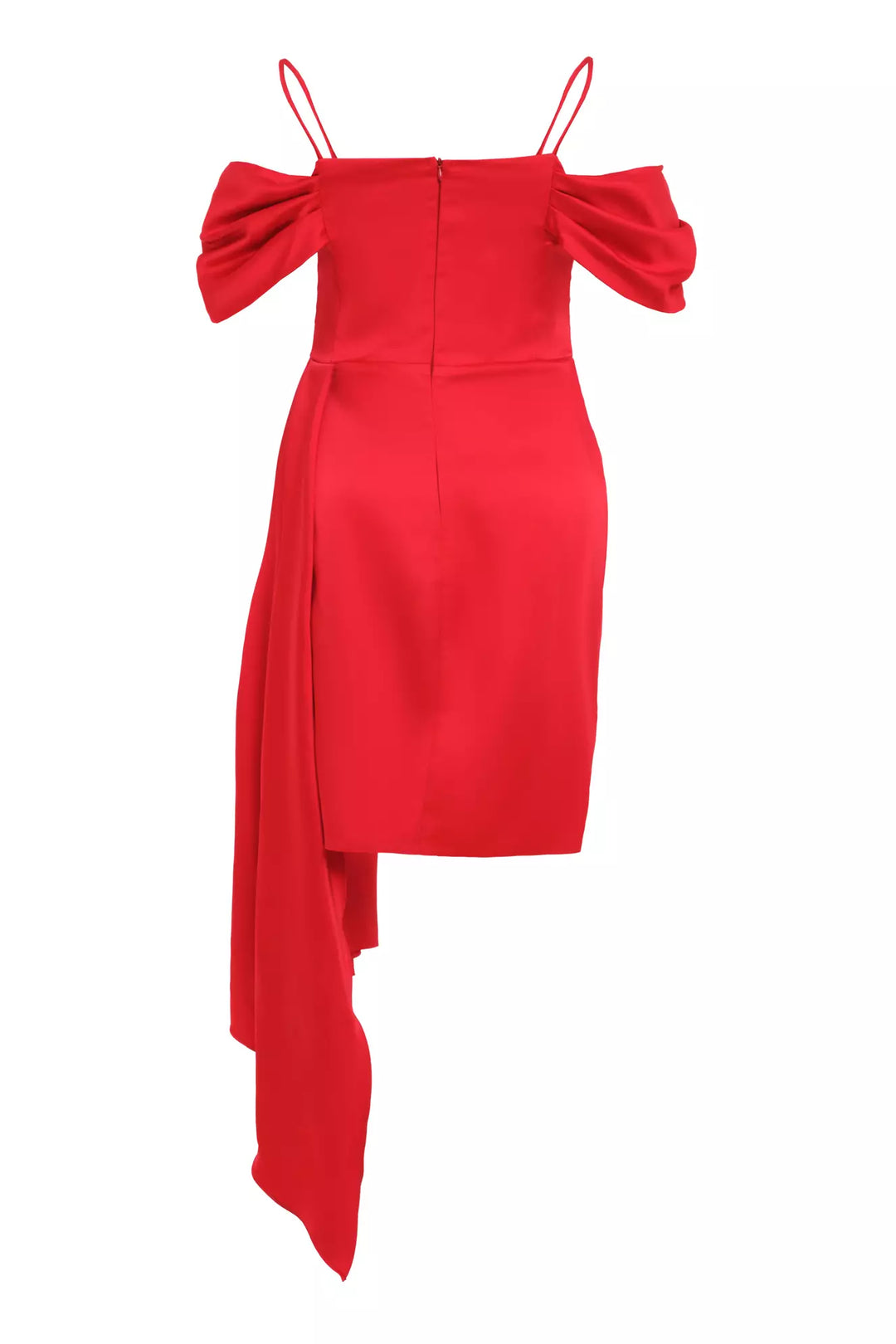 FRV Red plus size satin sleeveless mini dress - Sale