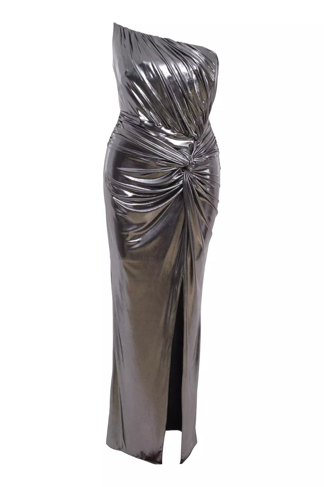 FRV Black silver plus size knitted sleeveless long dress - Palm Beach Gardens