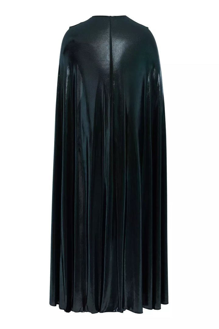 FRV Green plus size knitted sleeveless long dress - Chingford