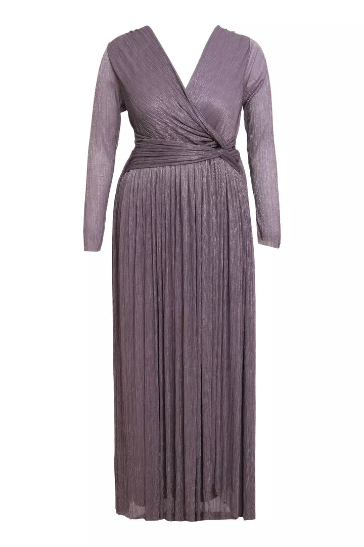 FRV Lilac plus size moonlight long sleeve long dress - Goose Creek