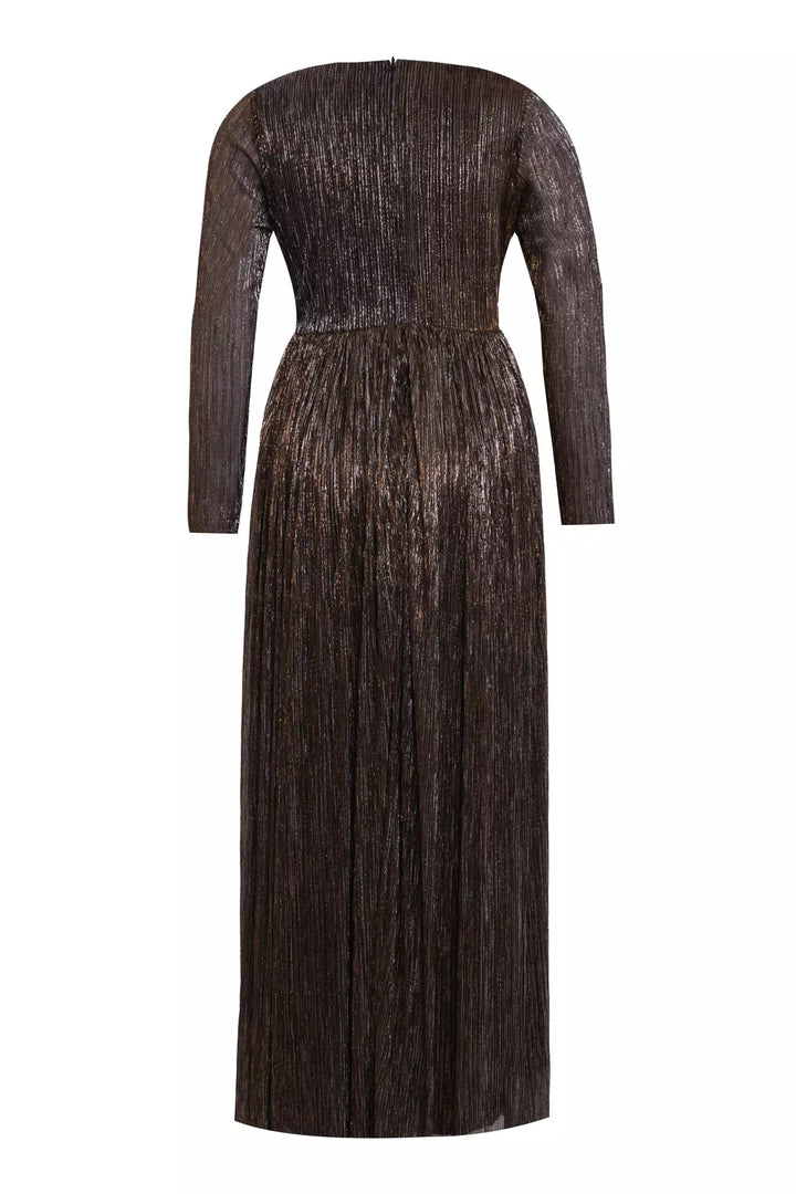 FRV Copper plus size moonlight long sleeve long dress - Gaithersburg