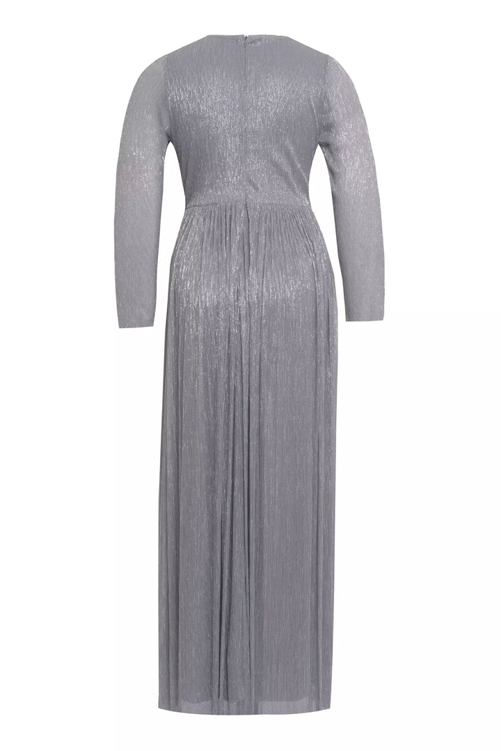 FRV Silver plus size moonlight long sleeve long dress - Uman