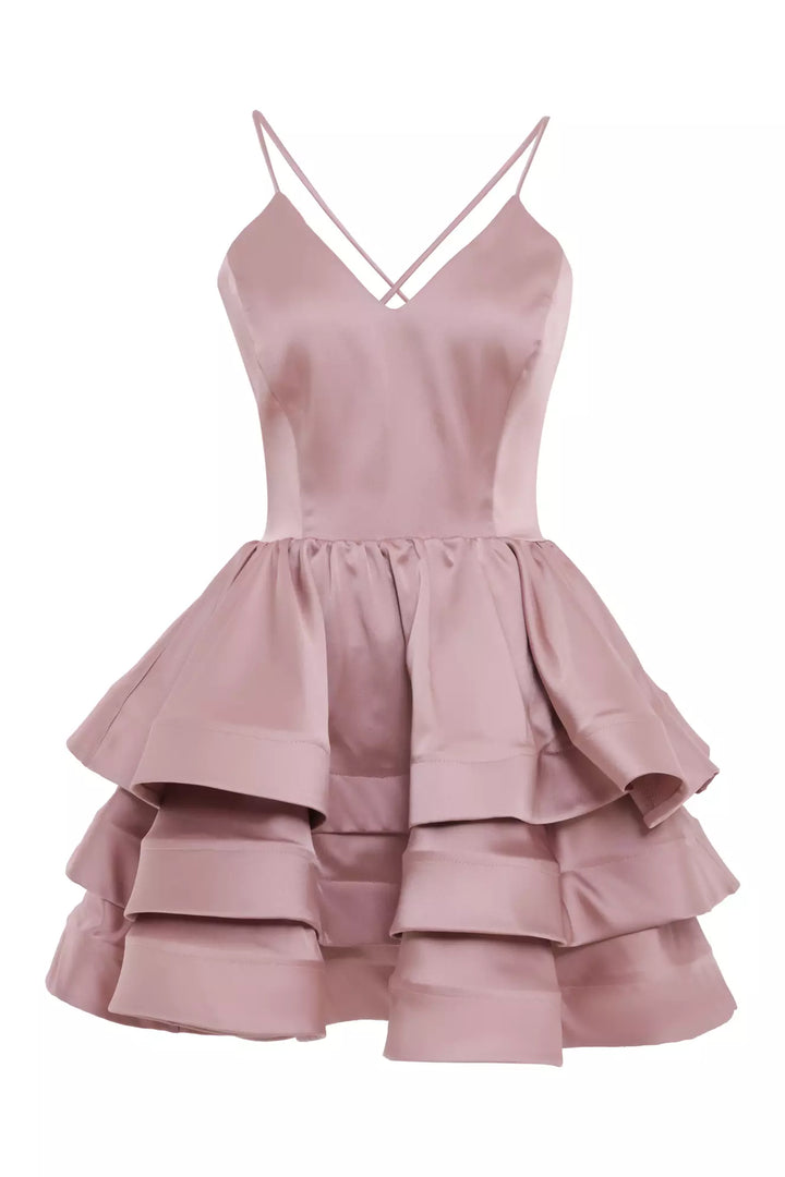 FRV Blush satin sleeveless mini dress - Löhne