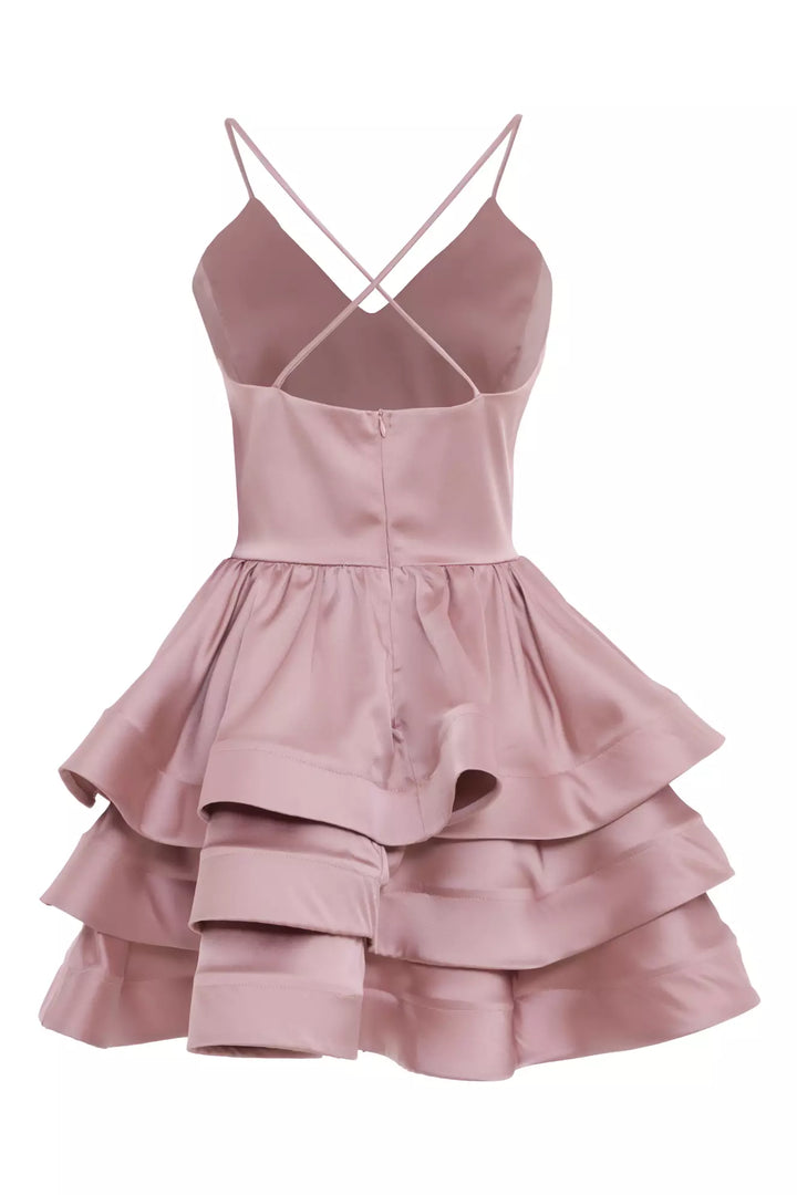FRV Blush satin sleeveless mini dress - Löhne
