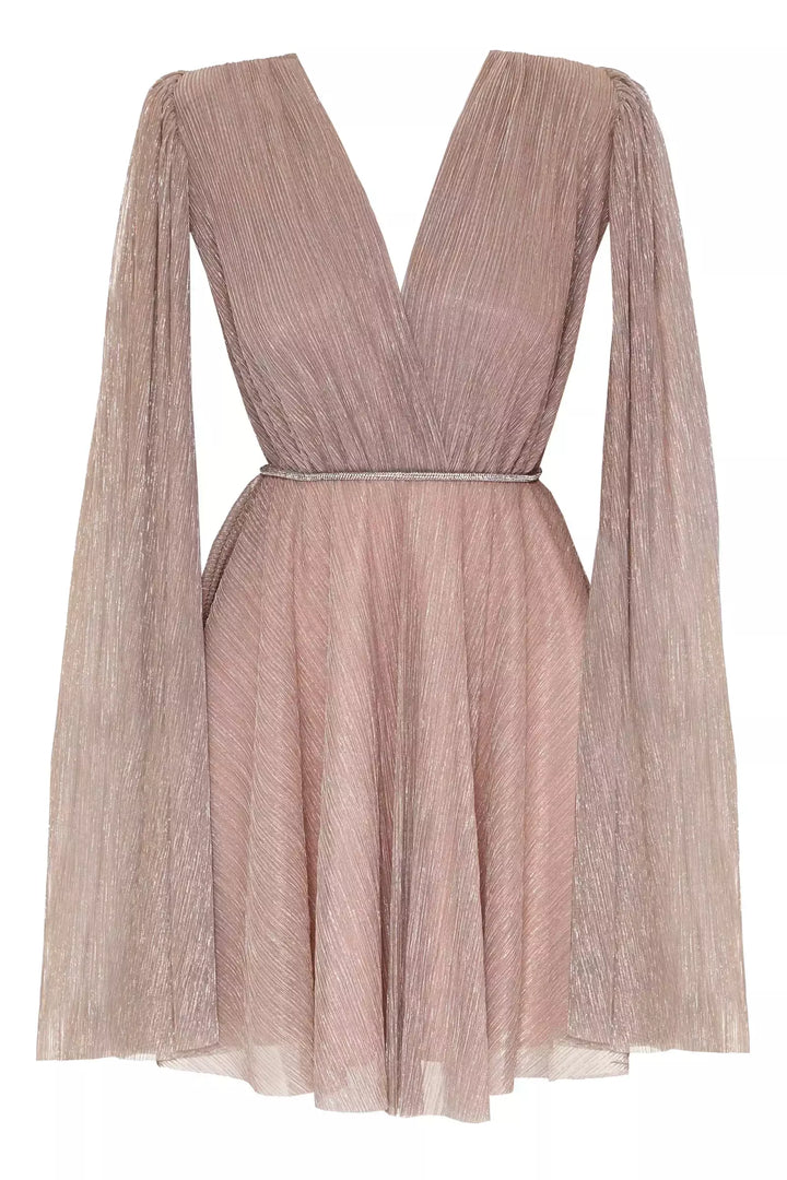FRV Blush woven long sleeve mini dress - Lemgo
