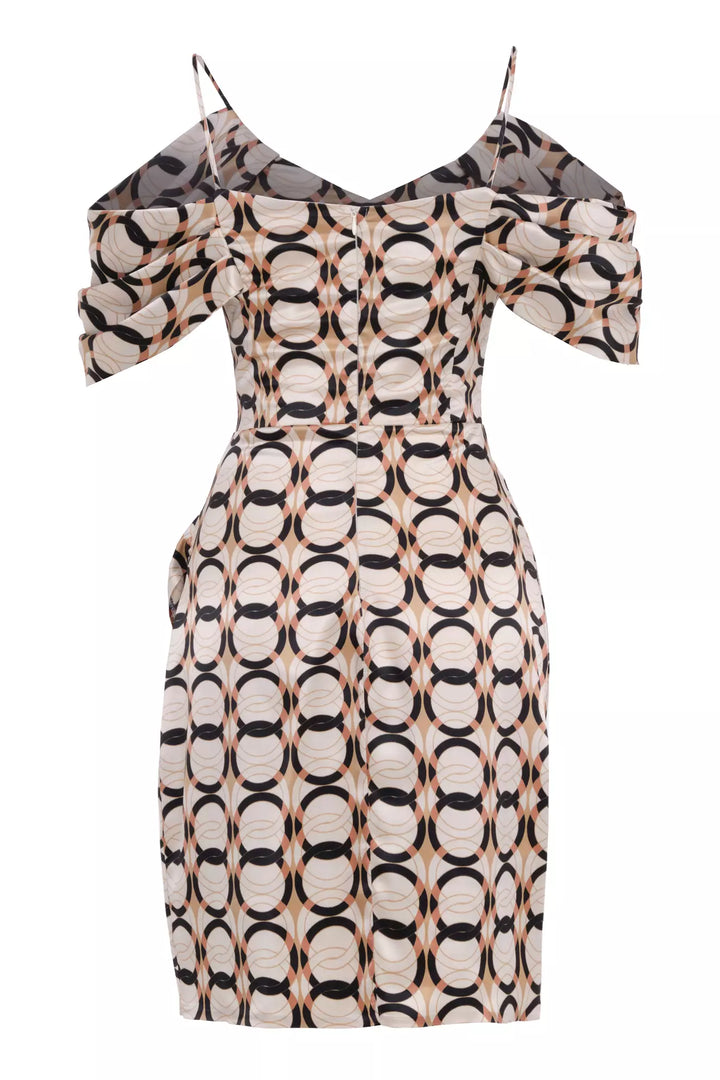 FRV Printed satin sleeveless midi dress - Santa Pola