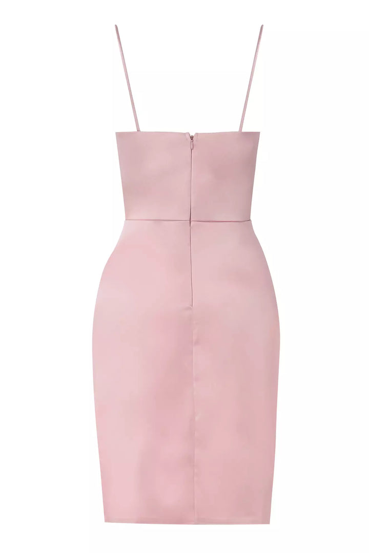 FRV Blush satin sleeveless mini dress - Biloxi