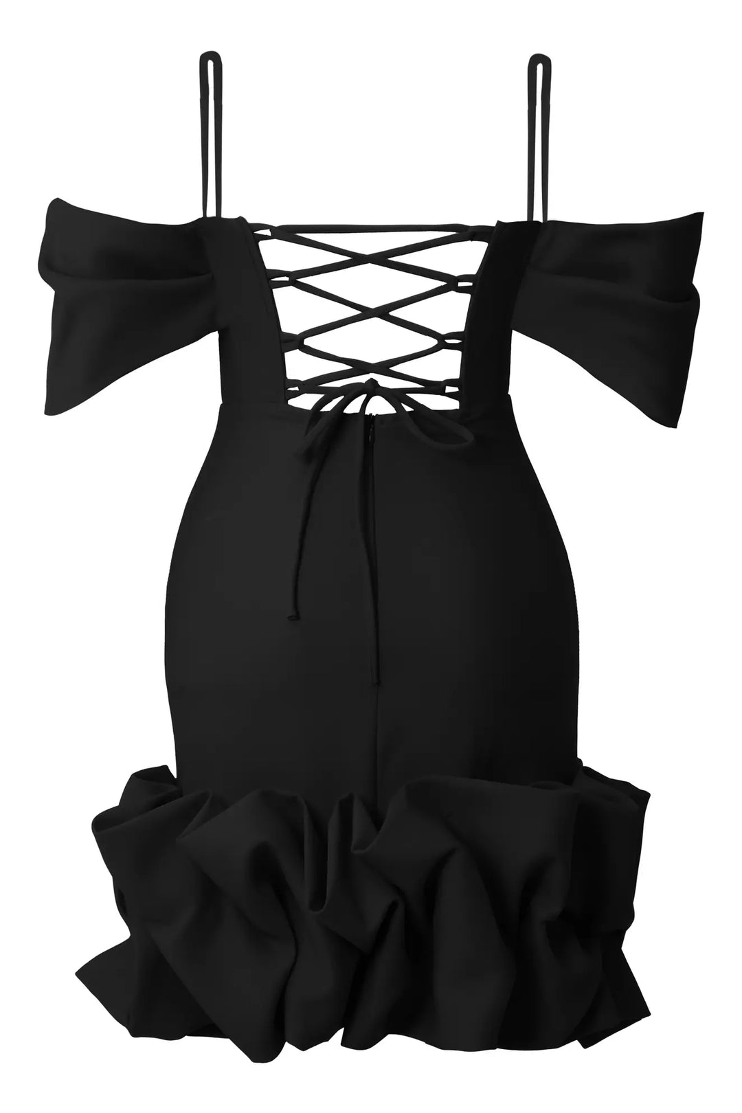 FRV Black crepe sleeveless mini dress - Apopka
