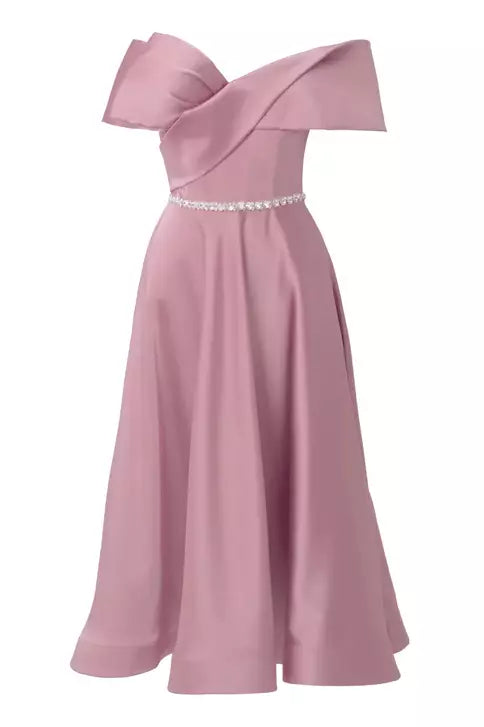 FRV Blush satin sleeveless long dress - Carlsbad
